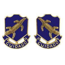 158th Infantry Regiment Unit Crest (Cuidado)